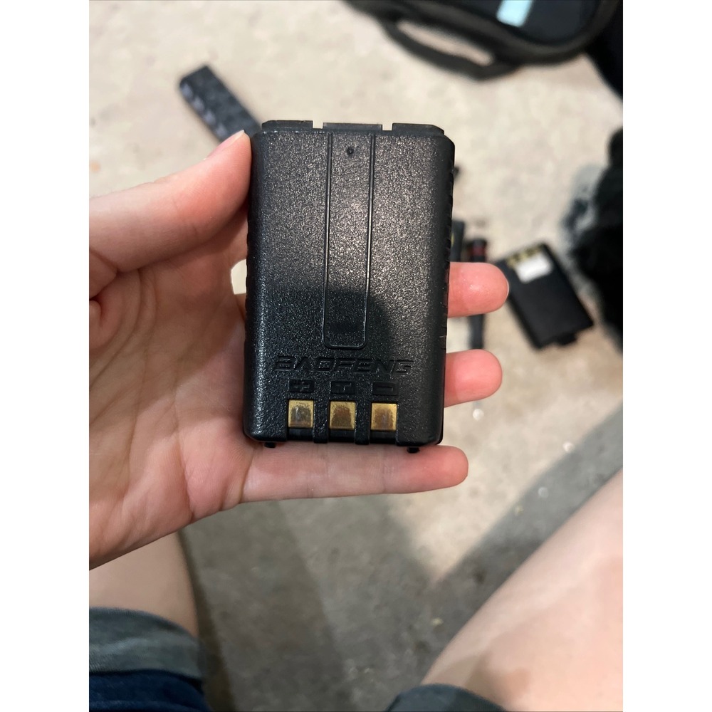 Lot of 2 Baofeng BL-5 Li-ion Battery 1800mAh 7.4V for Two Way Radio Untested